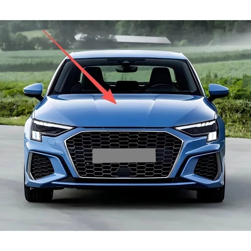 Premium Grey Primed Replaced Steel Car Engine Hood Bonnet for 2022 to 2025 A3 8Y0-823-029 8Y0823029
